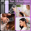 2 Pack Hair Oil Applicator Bottle for Scalp with Comb,Hairs