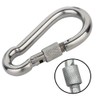 Phego Carabiner Hooks Pack of 10 Carabiner Hooks with Screw