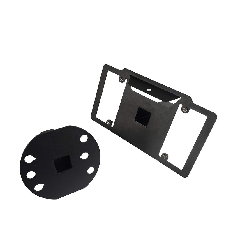 u-Box Wrangler Spare Tire License Plate Holder Bracket Mounting System
