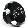 BackWoods Diesel BWD Black Billet Aluminum Oil Cap for Ford