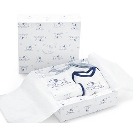 Little Me Baby Boys Baby Gift Layette Set, Puppy Toile, Newborn US