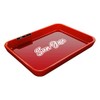 LED Light Up Rolling Tray, Decorative Serving Food Tray, Vanity,