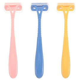 3-piece Women's Body Shaver Set Hair Trimmer for Women Hair Razor Depilator for Body Leg Razor Arm Stainless Steel Remover Manual Shaver for Girls for Wet Shaving