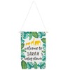 Sparkle and Bash Custom Safari Baby Shower Decorations Canvas Welcome