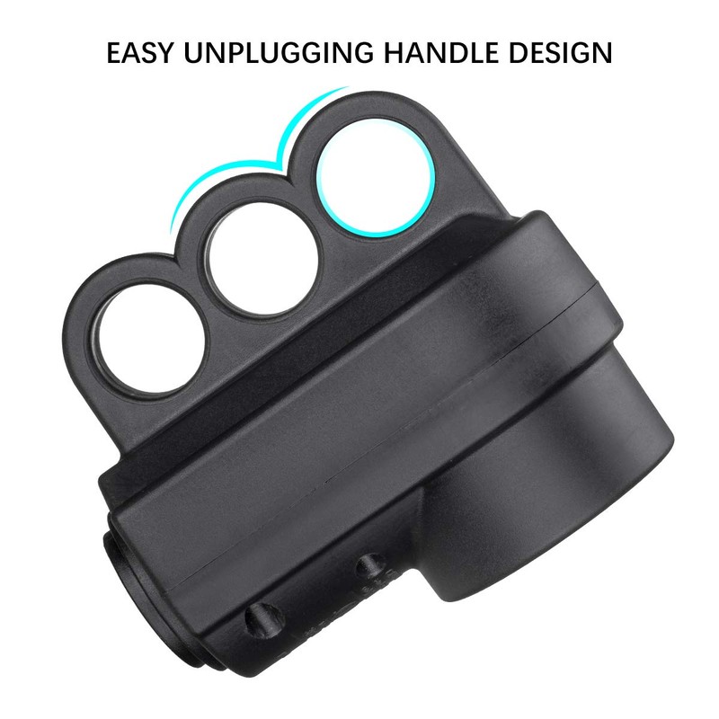 Miady 50AMP RV Replacement Female Plug with Easy Unplug Design,