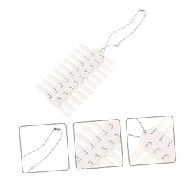 Healvian 36-Color Double-Sided False Nail Display Tips Set 6 Sheets Nail Art Practice Chart Chain for Manicure Enthusiasts for Salon and Home Use