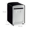 Relaxdays Napkin Dispenser Retro Metal Small Napkin Holder for Ice