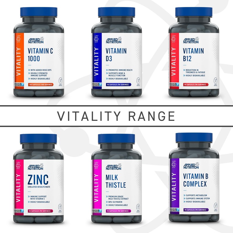 Applied Nutrition Vitamin B12 Tablets 1000mcg - Immune System Support