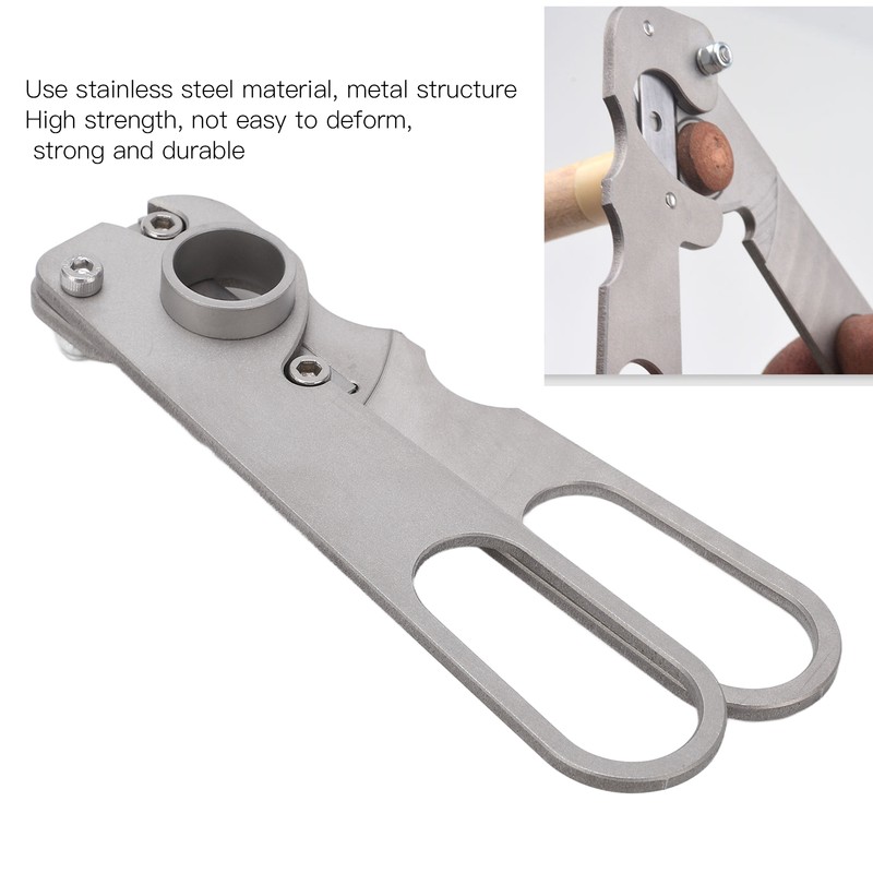 Billiard Cue Tip Excision Tool Cutter Stainless Steel Pool Cue