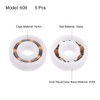 uxcell 608 Plastic Bearings 8x22x7mm Glass Ball Nylon Cage 5pcs
