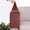 PETSTIBLE 2 Pieces Armrest Covers Non-Slip Sofa Armchair Covers Durable