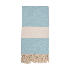 KZY LONDON Beach Towel - Large Turkish Beach Towels for Camping, Swimming, Bath, Gym, Picnic - Quick Dry, Super Absorbent, Lightweight, Compact Cotton Hammam Towels for Adults, Men, Kids (Turquoise)