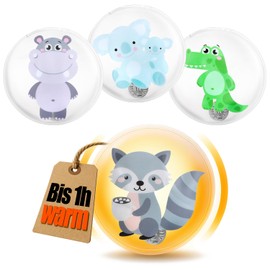 COM-FOUR® 4x pocket warmers wild animals, hand warmers for adults