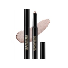 Eyeshadow Stick, Champagne Pearl Shimmer Creamy Eye Shadow Sticks, Long Lasting Waterproof Eyeshadow Contour Highlighter Makeup Stick, Easy Glide Twist-Up Eye Shadow Stick Beauty Gift for Women-09