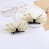 4Pcs Lace Bow Hair Clips Headdress, Simple White and Black