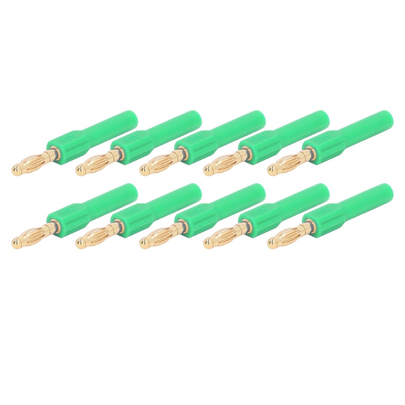 10Pcs Banana Plug 4.0mm Male to 2mm Female Connector 30V