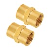 Pipe Fitting, SUNGATOR Brass Air Fitting, Coupling, 1/4" x 1/4"
