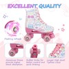 YYW Roller Skates for Girls and Women, Cute White PU