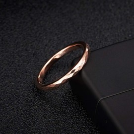 083BASE Women's / Men's Silver 2 mm Wide Dome Shape and Comfort Fit Design Stone Unisex Tungsten Rings for, Tungsten