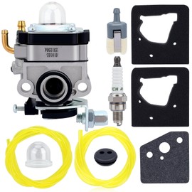 Kizut FG100 GX31 Carburetor for Honda FG100 Tiller GX22 GX31 Engine String Trimmer Parts Replace 16100-ZM5-A95 Carb Primer Bulb Filter Replacement Kit