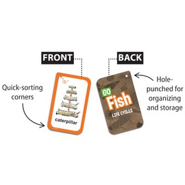 Edupress Go Fish: Life Cycles Flash Cards (EP62321)