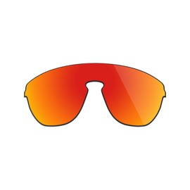 Fiskr Polarized Lenses Replacement Compatible with Oakley Corridor Sunglasses, Impact Resistant & Perfect Fit - Fire Red