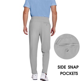 PINSPARK Golf Pants Mens Golf Joggers Pants for Men Lightweight Quick Dry Elastic Waist Workout Casual Men's Pants