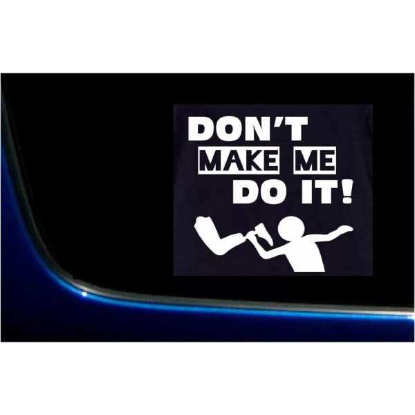Oracle AMPUTEE DON'T MAKE ME DO IT AMPUTEE VINYL DECAL