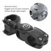 LUNJE 31.8x90mm Bicycle Angle Adjustable Handlebar Stem Riser Aluminium Alloy
