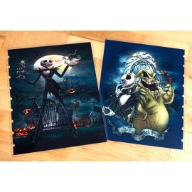 Handmade Nightmare before Christmas Cover Set 4 use with the Classic Happy Planner-