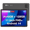 AGM PAD T1 Android 14 Tablet, 8 (4+4) GB RAM