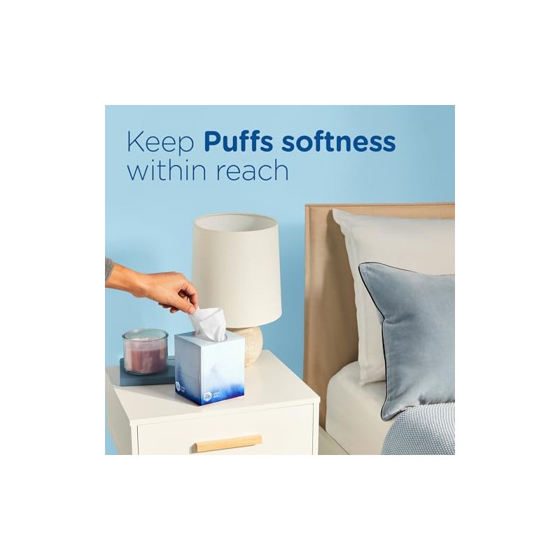 Puffs Puffs Ultra Soft Non-Lotion Facial Tissue, 8 Family Boxes,
