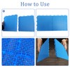 GHYKL 16 Pcs Interlocking Pool Drainage Mats, 10.3" x 10.3"