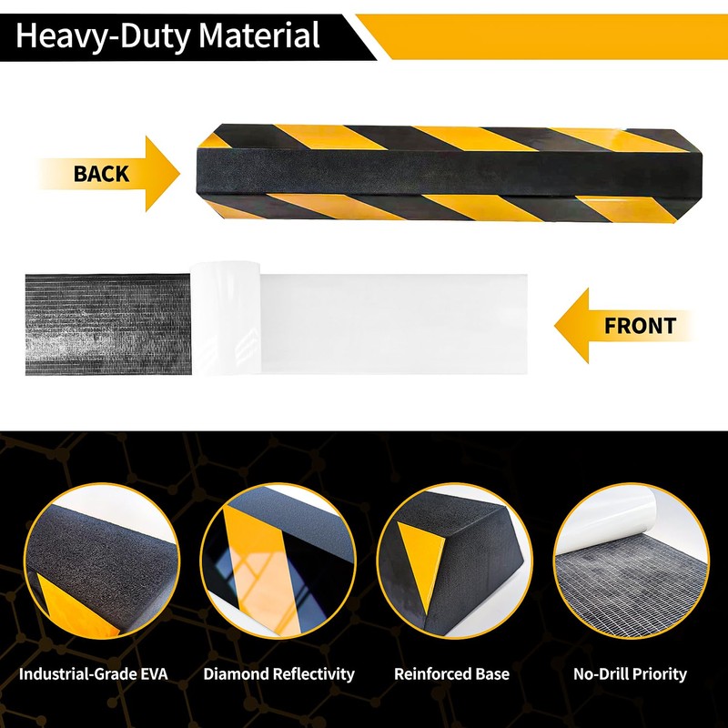 Garage Smith Parking Aid - Heavy Duty EVA Parking Stopper