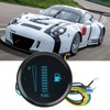 Motorcycle Fuel Level Gauge 52mm Housing Diameter LED Light Display
