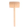 Wooden Mallet Round Head Lightweight Solid Beech Wood Hammer for