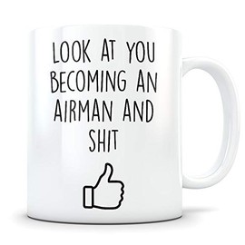 Air Force graduation gift, Air Force mug, Air Force gift, Air Force student, Air Force boot camp grad, airman mug, airman gift, US Air Force