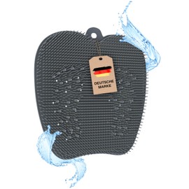 VMbathrooms Fußzauber Das Original | Rutschfeste Fußbürste für Massage & Fußreinigung | Silikon Fußwaschmatte für die Dusche | Fußschrubber mit Peeling Effekt