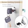 KOKOBASE 2-Pack Zinc Alloy Cam Lock Set - Secure Drawer
