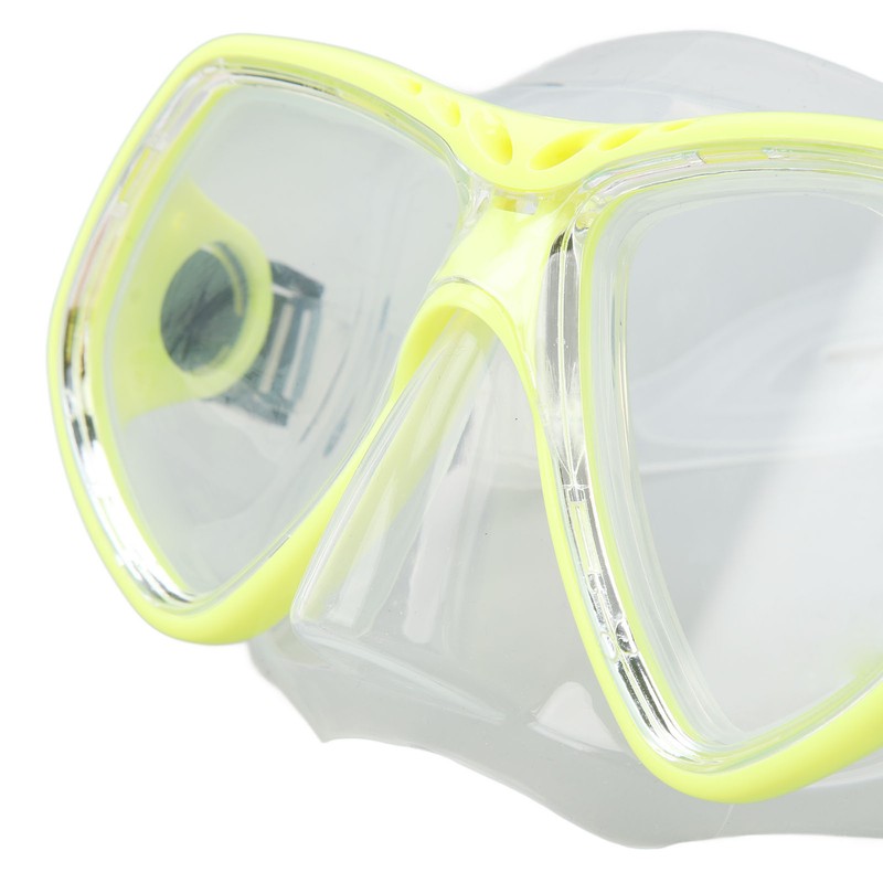 Diving Goggles Swim Glasses Silicone Adjustable Strap Tempered Glass Thickened