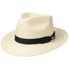 Stetson Telida Toyo Bogart Hat sun straw fedora (XXL (62-63 cm) - nature)