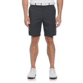PGA TOUR Men's Golf Expandable Waistband Flat Front Short, Asphalt, 44