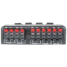 4-Way Loudspeaker Selector – Black Version