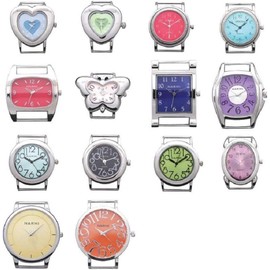 Blekon Assorted Solid bar Color Watch Faces - 5 PCs