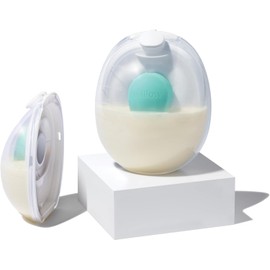 Willow Go - Reusable Breast Milk Containers w/New & Improved Splash Guard - Holds 7 oz. Per Container - Postpartum Essentials - Accessory for Willow Go Hands Free Wearable Breastfeeding Pump - 2pk
