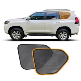 X-CAR Port Window Sun Shade for Toyota Prado 150 Series 2009-2024 Car Sun Blind Mesh