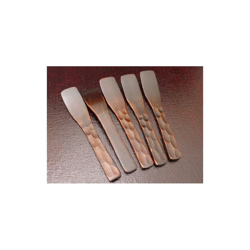 Monjayaki Spatula (Slim), Set of 5, Teflon Friendly, Mini Trowel