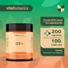 Vital Botanics Suplemento Alimenticio Vitamina Jengibre 200 Cápsulas 500 Multivitamínico