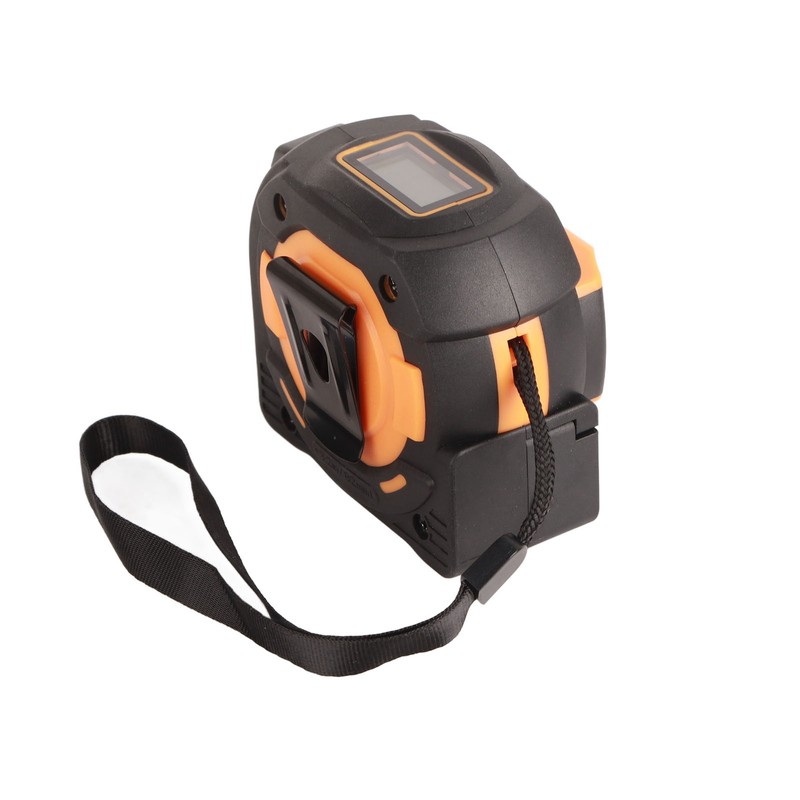 Laser Tape Measure High Accuracy ABS Housing Manganese Steel Digital