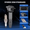 SYKRSS 4-Pack UF532 Ignition Coils & AP5325 Spark Plugs Kit